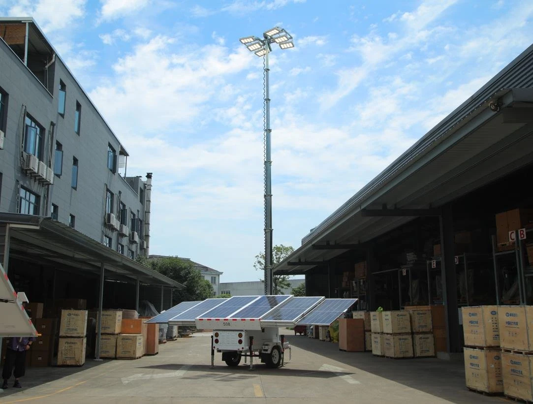 600W mobile solar light