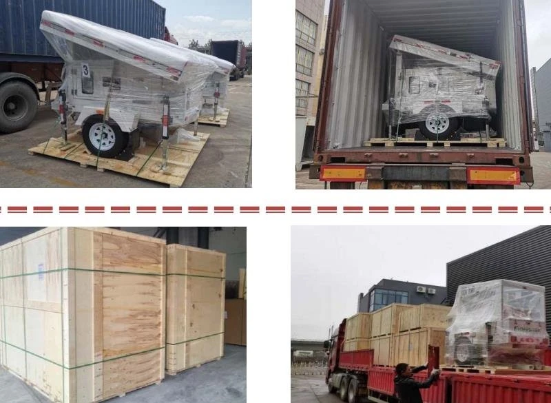 packaging of solar trailer