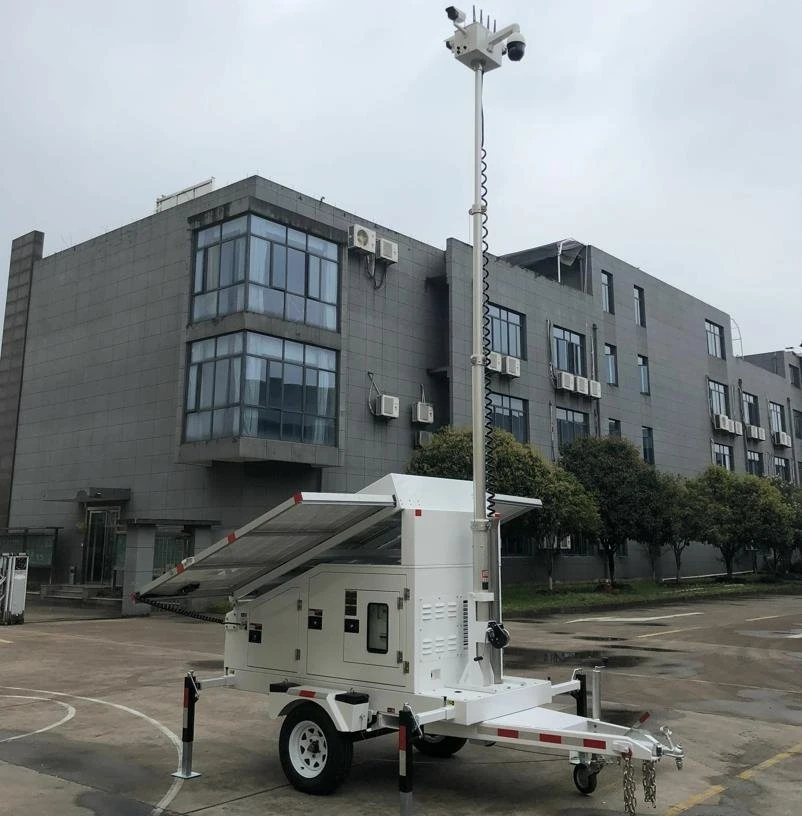 mobile solor cctv tower mobile solor cctv tower