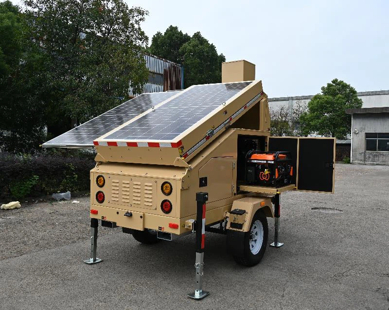 mobile solar hybrid cctv trailer mobile solar hybrid cctv trailer