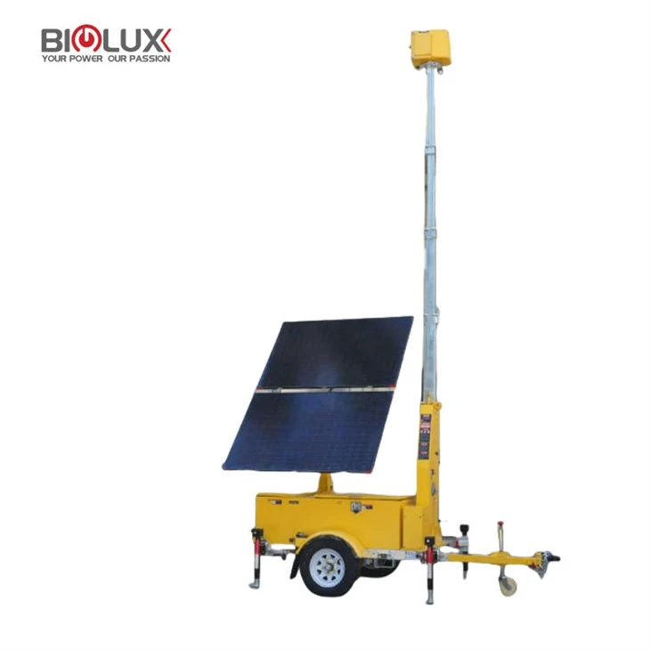 Mobilni solarni CCTV toranj prilagođen boji