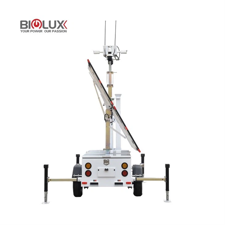 Mobile Solar CCTV Tower With New Design