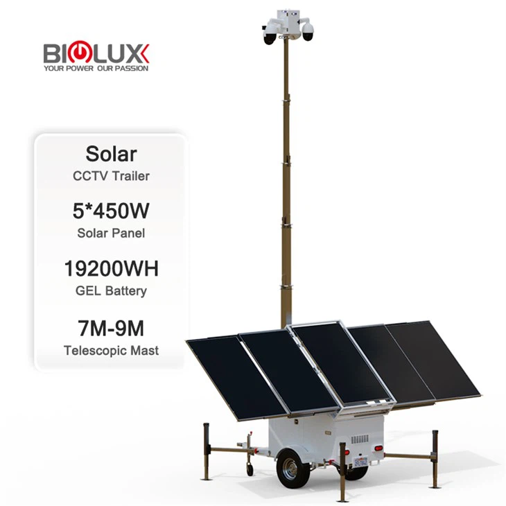 Mobilna prikolica za solarnu energiju za punjenje uređaja