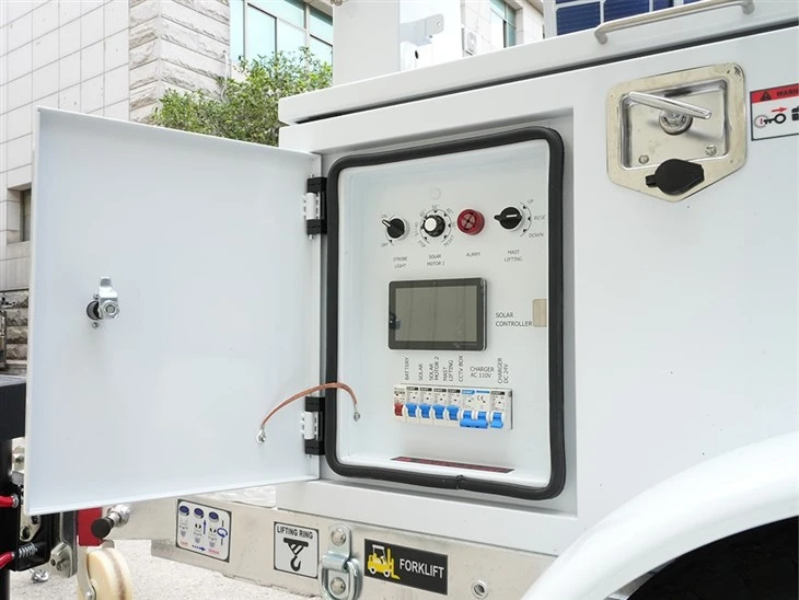 Solar CCTV Tower With AI Cameras For Construction Site price