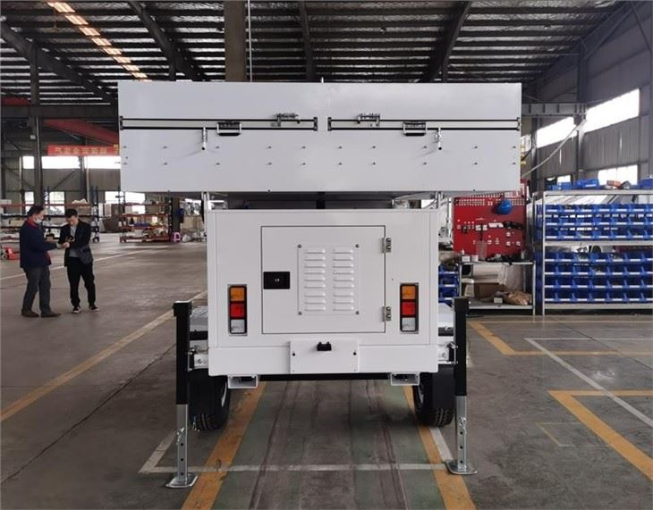 4600W Mobile Solar Power Station Trailer