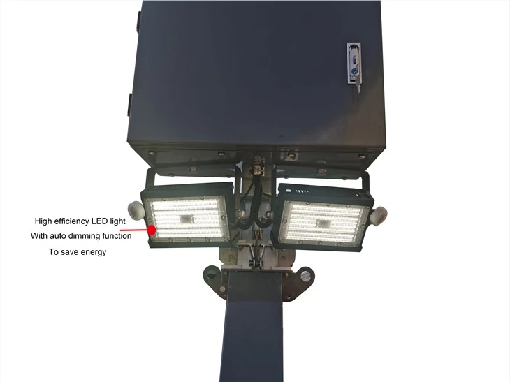 HiGuard Solar Lighting And Surveillance Tower