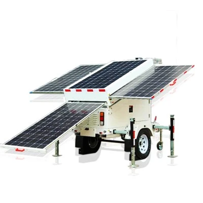 Mobile Solar CCTV Trailer From China